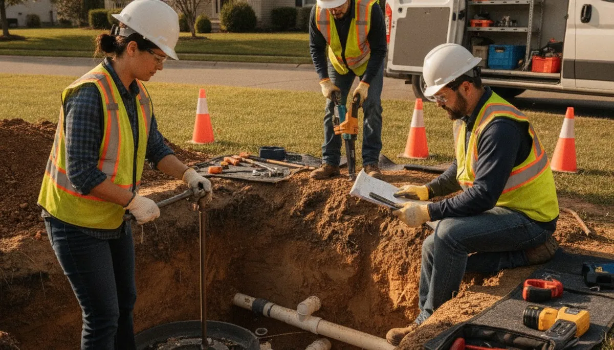 Septic repair service for Nashville, TN homes by On Call Plumbers